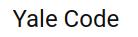 Yale Code